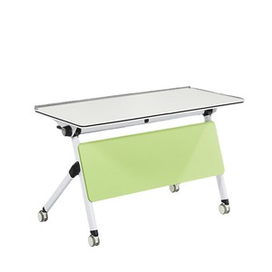 Table de conférence pliante ovale mobile multifonctionnelle avec plateau relevable RX019 - Product Image 2