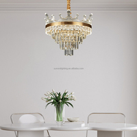 Luxe 80W LED Cristal Lampara Oro Luces Redondas De Lustre Colgante Forme Ovale 2025 Éclairage Intérieur pour Sala De Estar