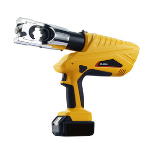 Nueva <span class=keywords><strong>pinza</strong></span> hidráulica recargable EZ-400U para crimpado de cables con terminal de cobre prensado en frío en forma de H, batería de litio de 10-10Ah - Product Image 1