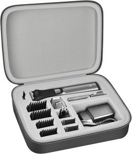 Estuche de Viaje de EVA Compatible con <span class=keywords><strong>Philips</strong></span> Norelco Multigroom 7000 <span class=keywords><strong>5000</strong></span>, Bolsa de Almacenamiento para Recortadora, Protectores, Cargador y Accesorios - Product Image 1