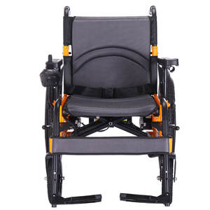 Precio barato 24V 12Ah batería plegable eléctrica automática Silla de Ruedas de viaje al aire libre silla de ruedas de acero para discapacitados - Product Image 6