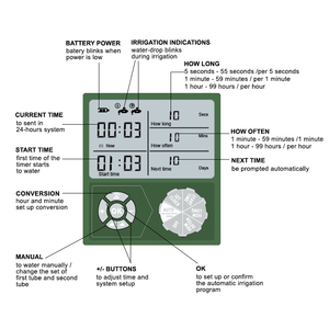 Temporizador <span class=keywords><strong>de</strong></span> <span class=keywords><strong>Riego</strong></span> para Jardín, Automático, Electrónico, Contador Digital, Material Plástico - Product Image 4