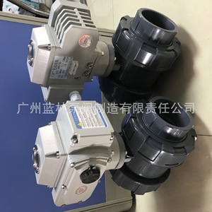 Vanne à boisseau sphérique double union en PVC-U électrique DN15-100 pour l'eau, le gaz, l'huile, les milieux de base, personnalisable par le fabricant d'équipement d'origine - Product Image 5