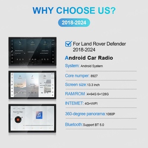 Autoradio Navihua 13,3 pouces Android 13, lecteur multimédia DVD pour Land Rover Defender 2018-2024, Carplay, WIFI, GPS, unité principale - Product Image 6