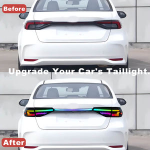 Feux arrière LED complets de style RGB DKMotion, feux arrière 2020 2021 <span class=keywords><strong>2022</strong></span> 2023 2024, feux de spoiler pour Toyota Corolla SE LE Sedan - Product Image 5