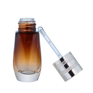 Botella de vidrio de aceite esencial de lujo de 20ml con cuentagotas Mismo estilo Estel Serum Calidad Cuidado DE LA PIEL Proveedor de contenedores de vidrio - Product Image 6