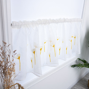 Kapok <strong>Kitchen</strong> <strong>Curtain</strong> Short Porch <strong>Kitchen</strong> Shelter Embroidery Finished Short <strong>Curtain</strong> - Product Image 1