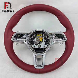 Volant en cuir modèle Drive pour <span class=keywords><strong>Porsche</strong></span> Exclusive Cayenne <span class=keywords><strong>911</strong></span> 991 991.1 991.2 992 993 996 997 997.2 GT3 Cayenne 955 957 958 - Product Image 6