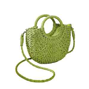 2024 Hot Sale Paper Straw Beach <b>Bag</b> <b>Small</b> Size Beach Shoulder <b>Bag</b> Straw <b>Bag</b> J0206 - Product Image 4