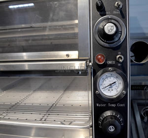 Vitrine de présentation de nourriture de restaurant électrique en acier inoxydable de luxe professionnelle avec verre, garantie 1 an, 220V 2.6kW - Product Image 4