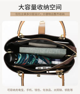 Bolsos de Mano de Cuero PU de Alta Calidad al por Mayor con Logotipo Personalizado, Bolsos Casuales de Gran Capacidad para Mujer, Bolsos de Mano de Lujo para Mujer - Product Image 2