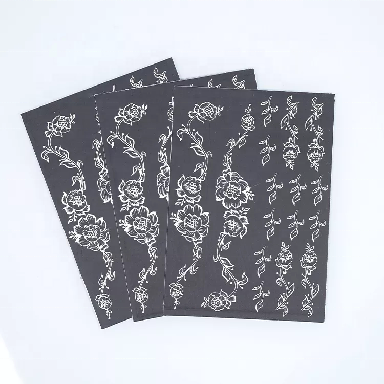 2022 Заводские индивидуальные формы боди-арт Diy хна черные трафареты для татуировок шаблон полый хна трафареты для татуировок