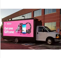 Camion de location de scène mobile P4 P5 P6, panneau LED numérique extérieur mobile pour publicité, graphiques de texte, animation, IP65
