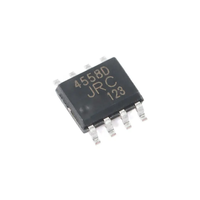 Circuito Integrado de Amplificador Operacional Dual JRC4558D NJM4558D SOP-8, Chip IC JRC 4558D, Amplificador Operacional de Audio, Componentes Electrónicos
