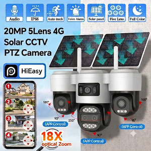 Cámara de Seguridad CCTV Solar IP Regis HiEasy con <span class=keywords><strong>Zoom</strong></span> Óptico 18X, Cinco Lentes, 3ptzs, AOV 7/24, 20MP, Audio Bidireccional, 12000mah, Tarjeta SIM 4G - Product Image 1