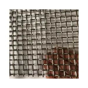 China Manufacturer Stainless Steel Decorative Flat Top Woven Wire Mesh