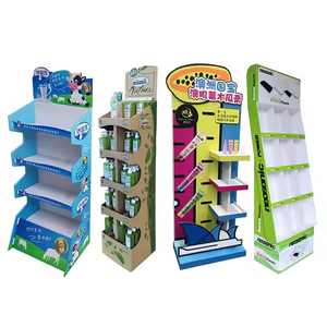 Soporte de exhibición de cartón reciclado con impresión personalizada para exhibición de tiendas minoristas y emergentes - Product Image 4