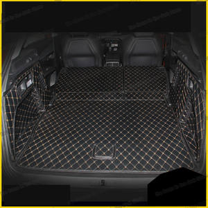 Tapis de coffre de voiture en cuir 3 couches, accessoires de cargaison, pour coffre de voiture, <span class=keywords><strong>3008</strong></span> 2016 <span class=keywords><strong>2017</strong></span> 2018 2019 2020 - Product Image 3
