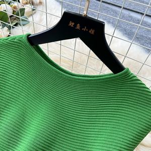 Nuovo abito <span class=keywords><strong>in</strong></span> <span class=keywords><strong>maglia</strong></span> <span class=keywords><strong>verde</strong></span> Slim moda donna primavera - Product Image 3