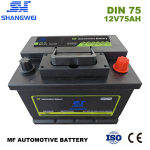 แบตเตอรี่รถยนต์ Shangwei 12V 75Ah DIN75MF แบบปิดผนึกสำหรับสตาร์ทรถยนต์ - Product Image 3
