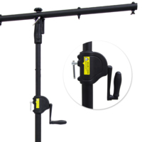 WP-163-2B Trépied d'éclairage pliable et flexible à prix abordable avec barre en T
