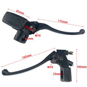Palanca de freno de motocicleta Mochi, freno de disco hidráulico de 25mm, embrague izquierdo, juego de frenos derecho para CB400 Big Turtle King - Product Image 4