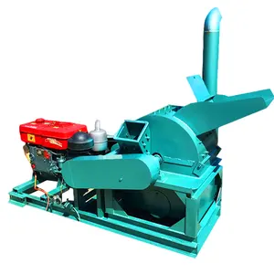 China Bosbouw Zelfvoedende Hout Shredder Hydraulische Tak Shredder Mobiele Houtsnippers Machine Productie Hout Pellet Machine