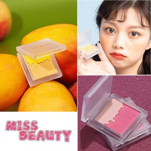 BAISER BEAUTÉ 2 couleurs Mélangées Imperméable Longue Durée <span class=keywords><strong>Blush</strong></span> Maquillage Haute Pigment Marque Privée Faire Votre Propre Fard À Joues - Product Image 5