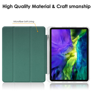 Étui pour tablette en cuir PU de conception <span class=keywords><strong>folio</strong></span> pour <span class=keywords><strong>iPad</strong></span> Pro 12,<span class=keywords><strong>9</strong></span> (2018-2023) Support magnétique pour stylet Léger Fin et élégant - Product Image 3