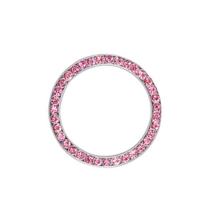 RASTP Car Interior Decorative Ring Crystal Bling Dashboard <b>Push</b> <b>Button</b> <b>Switch</b> Accessory Red Silver Blue - Product Image 1