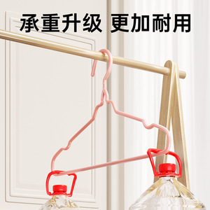 Xinyou Slip Hangers 10pcs Pink Plastic Coat Hanger For Wardrobe Clothes Storage Home Use Non Slip Shoulder Protection - Product Image 4