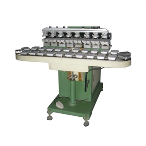 เครื่องพิมพ์แทมโปกราฟ LC กึ่งอัตโนมัติ 8 สี พร้อมถ้วยหมึกใหม่ เครื่องพิมพ์แพดสำหรับพิมพ์พวงกุญแจ ของใช้สำนักงาน และงานพิมพ์แทมโปกราฟ - Product Image 3