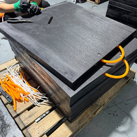 Plaques de support pour grue en HDPE et UHMWPE découpées sur mesure pour tous types de grues, durables, résistantes aux UV pour utilisation en extérieur