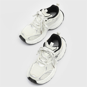 Zapatillas Deportivas Unisex Negras con Plataforma, Transpirables, con Suela Gruesa, que Aumentan la Altura, Casuales, para Caminar - Product Image 4