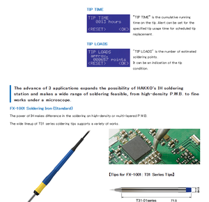 HAKKO สถานีบัดกรีนำเข้าจากญี่ปุ่น FX-100 (220V) - Product Image 6