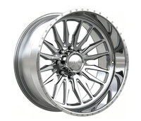 Jantes forgées 26x12 26x14 26x16 en alliage chromé avec enjoliveurs flottants