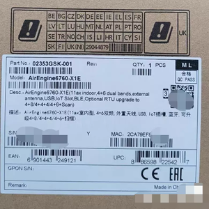 <span class=keywords><strong>Point</strong></span> d'accès sans fil d'entreprise haute densité Wi-Fi 7 AirEngine6760-X1E, 8 radios, large bande passante, montage au plafond intérieur - Product Image 1