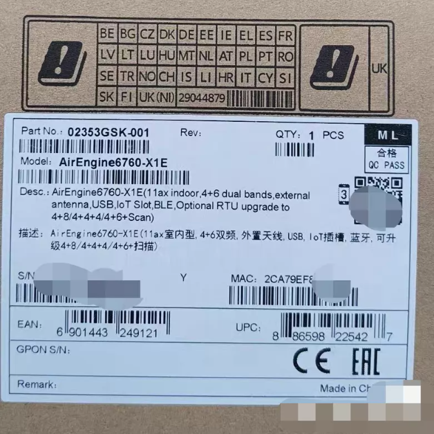 AirEngine6760-X1E Wi Fi 7 Enterprise High Density Wireless Access Point 8 Radio Ultra Large Bandwidth Indoor Ceiling Mount AP