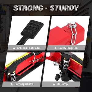 Roue en acier robuste chariot <span class=keywords><strong>voiture</strong></span> patin dispositif mobile ascenseur pneu rouleaux Jack véhicule positionnement pédale aller Jack pour <span class=keywords><strong>voiture</strong></span> et camion - Product Image 4