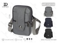 Borsa a tracolla da uomo per telefono in nylon, design semplice con cinturino per telefono MT-150106 - Product Image 1