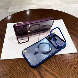 Support d'objectif pour accessoires de téléphone portable, compatible avec les coques iPhone 18, 17 Pro Max et 16, avec protection d'objectif magnétique transparente - Product Image 3