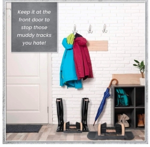 Boot Scrubber - the Original <b>Shoe</b> Scraper & <b>Cleaner</b> Brush - Product Image 6