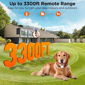 Rechargeable <strong>Dog</strong> <strong>Training</strong> <strong>Collar</strong> IP67 Waterproof 800m Range Remote <strong>Dog</strong> Shock <strong>Collar</strong> with Beep,Vibration,Shock,LED Light 4 Modes - Product Image 3