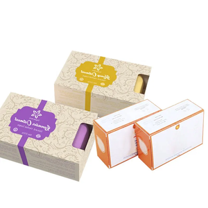 2023 nóng bán Chất lượng cao in giấy kraft Hộp xà phòng bao bì xà phòng Hộp quà tặng bao bì làm bằng tay KHỐI XÀ PHÒNG - Product Image 3