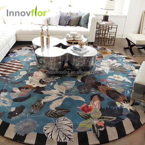 100% Tapis de soie <span class=keywords><strong>Qui</strong></span> <span class=keywords><strong>Est</strong></span> Fait À La Main Utilisé Pour Salle de Séjour Fleur Salle D'étude - Product Image 5