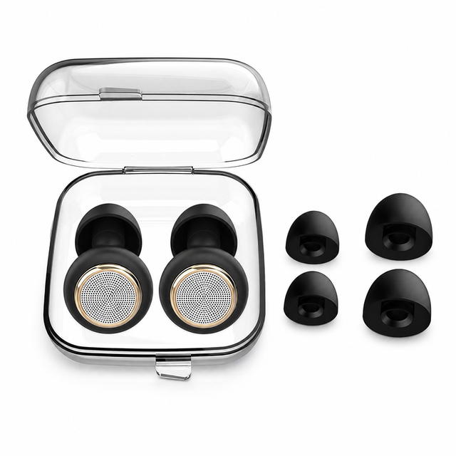 Noise Cancelling Earbuds 28dB Soundproofing Intrinsically Safe Rounded Type Side Sleeping Soft Comfortable Flexible Reusable