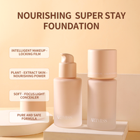 Livraison rapide, fond de teint nourrissant, couvrance totale, longue tenue, fond de teint liquide mat, effet soft focus, base de maquillage pour le visage, pour peaux sèches