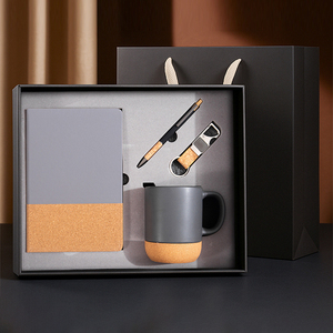 Set de regalo de cuaderno, taza y bolígrafo con logotipo personalizado para recompensas de empleados, regalos para clientes, eventos de campañas de marca corporativa. - Product Image 6