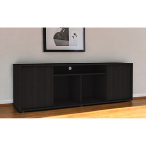 HMS 59 nero aperto scaffalatura porta TV e tavolino elegante Set da salotto - Product Image 1