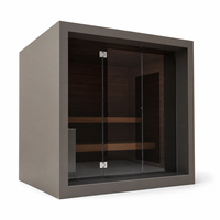 Cabine de sauna en bois massif sur mesure pour la maison, avec dimensions et décorations personnalisables